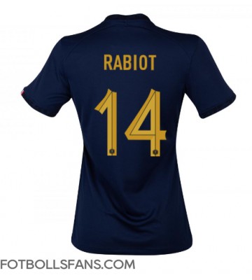 Frankrike Adrien Rabiot #14 Replika Hemmatröja Damer VM 2022 Kortärmad